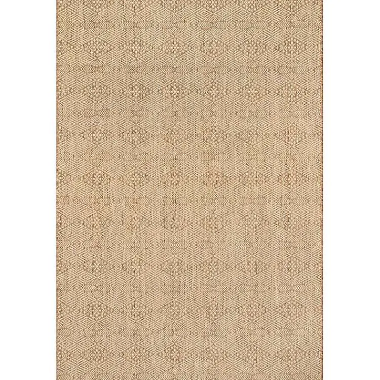 Outdoor Rugs-Kirklands Home Charlotte Elegant Outdoor Rug, 8x10 Tan
