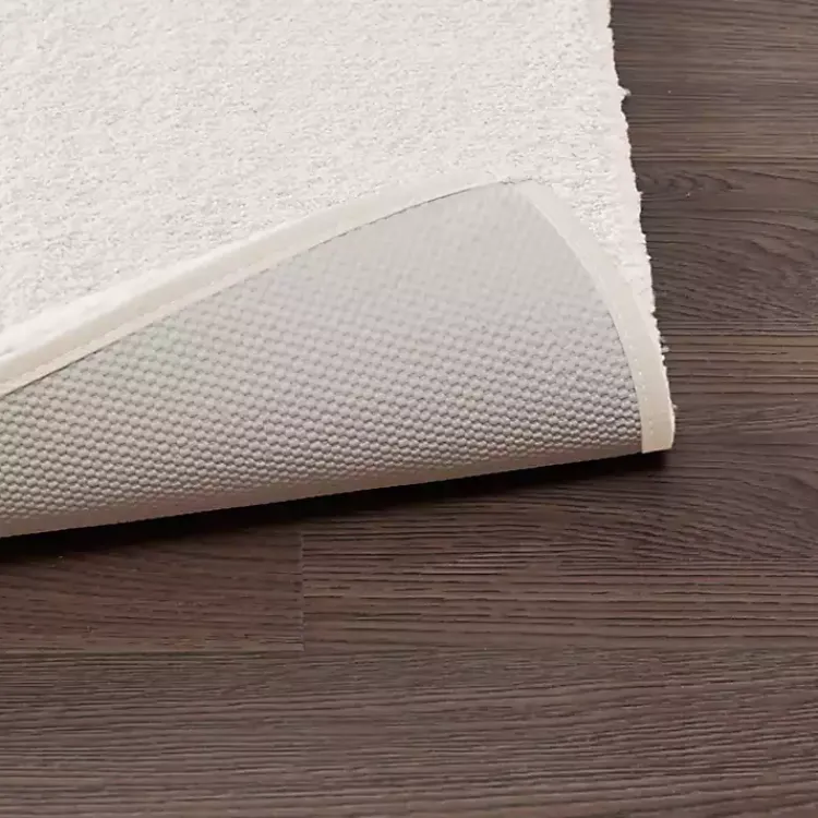 Bathroom Rugs-Kirklands Home Cream Marshmallow Contour Bath Mat, 24 in. Ivory