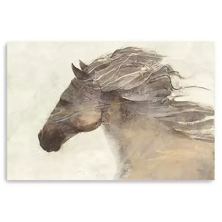 Canvas Art-Kirklands Home Ivory Into the Wind Canvas Art Print, 60x40 in.
