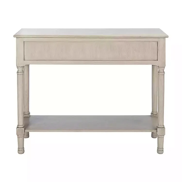 Console Tables-Kirklands Home Natural Textured 2-Drawer Console Table Tan