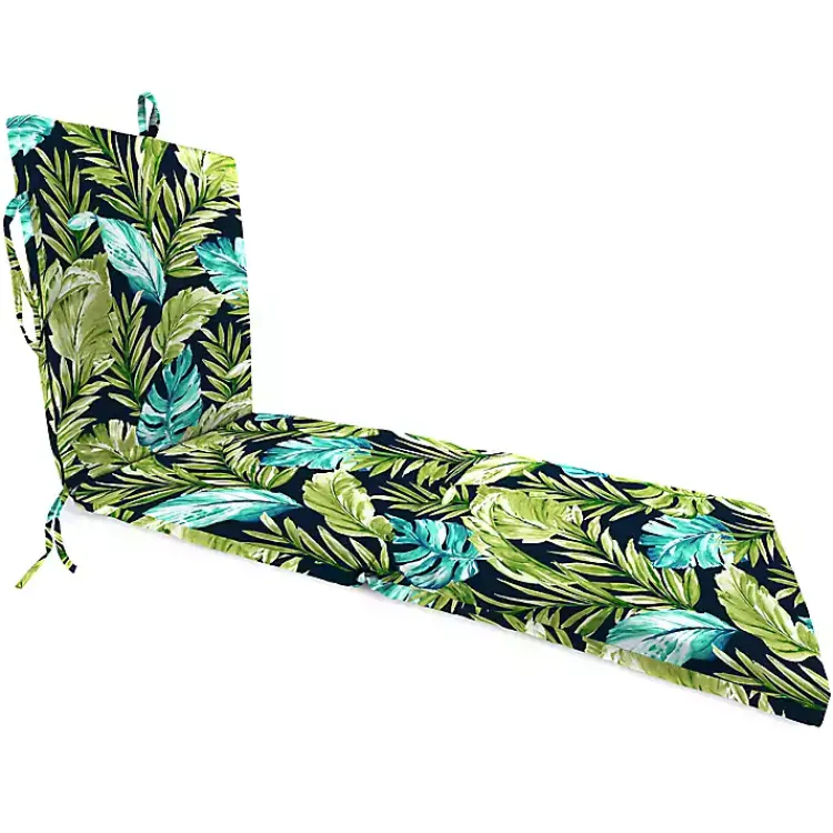 Outdoor Cushions & Pillows-Kirklands Home Cool Tropics Outdoor Chaise Cushion, 72x21 in.