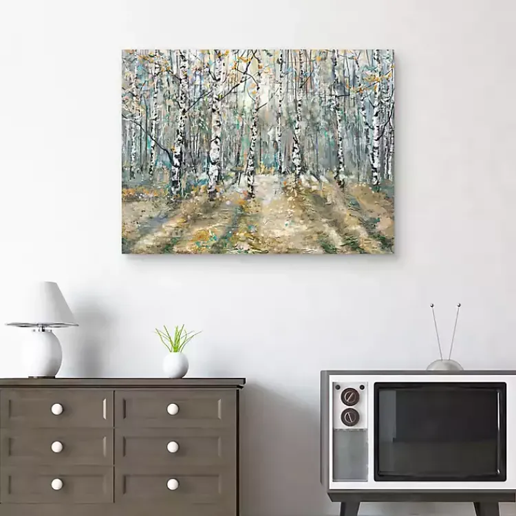 Canvas Art-Kirklands Home Kaleidoscope Trees II Canvas Art Print, 40x30 in.
