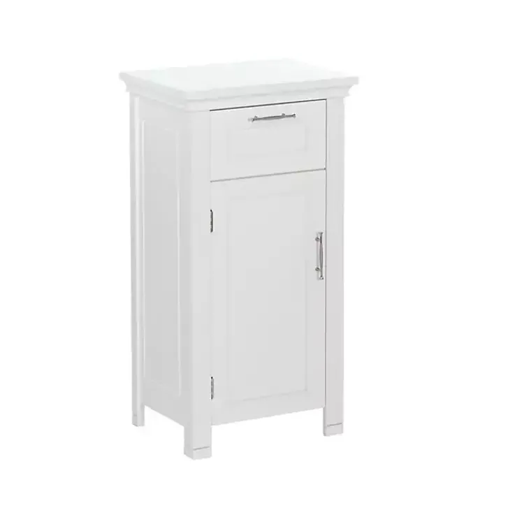 Cabinets & Sideboards-Kirklands Home Single Drawer Cabinet White