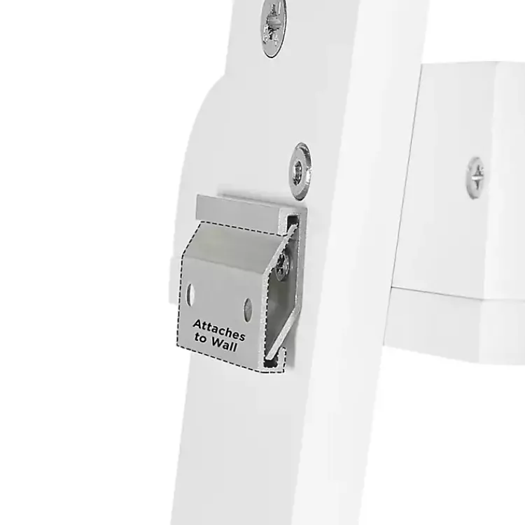 Shelves-Kirklands Home White Corner Ladder Shelf