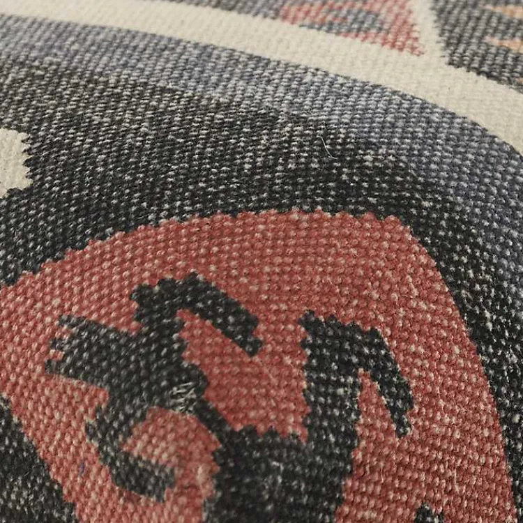 Benches & Ottomans-Kirklands Home Multicolor Southwestern Geometric Bench