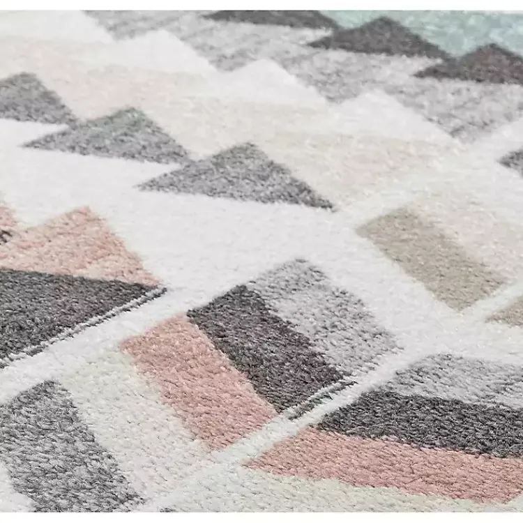 Area Rugs-Kirklands Home Soft Hues Geometric Area Rug, 8x10 Multi
