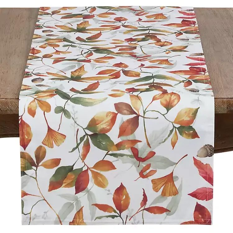 Table Linens-Kirklands Home Falling Leaves Acorn Harvest Table Runner