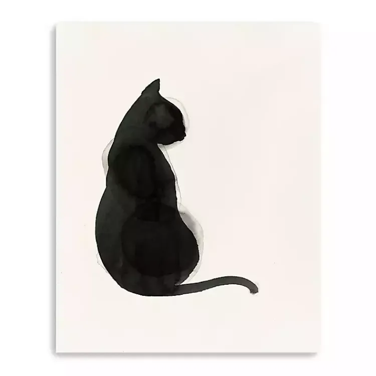Canvas Art-Kirklands Home Black Cat Canvas Art Print