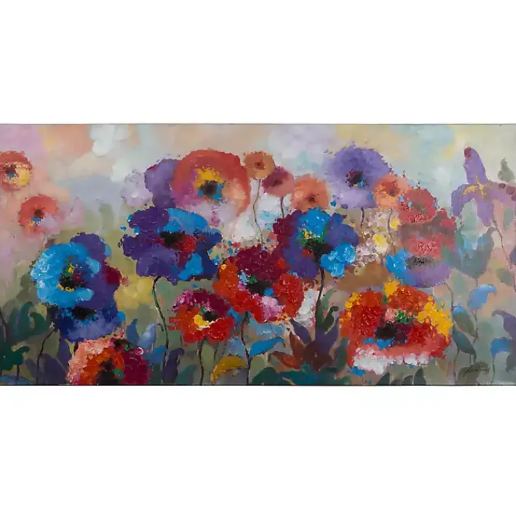 Canvas Art-Kirklands Home Flower Garden Canvas Wall Art