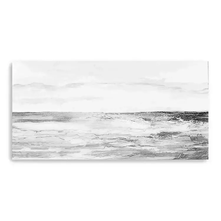 Canvas Art-Kirklands Home By The Soft Beach Canvas Art Print, 60x30 in.