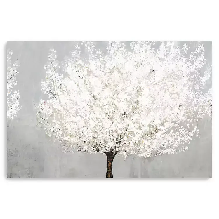Canvas Art-Kirklands Home Snow Kissed Blossoms Giclee Canvas Art Print