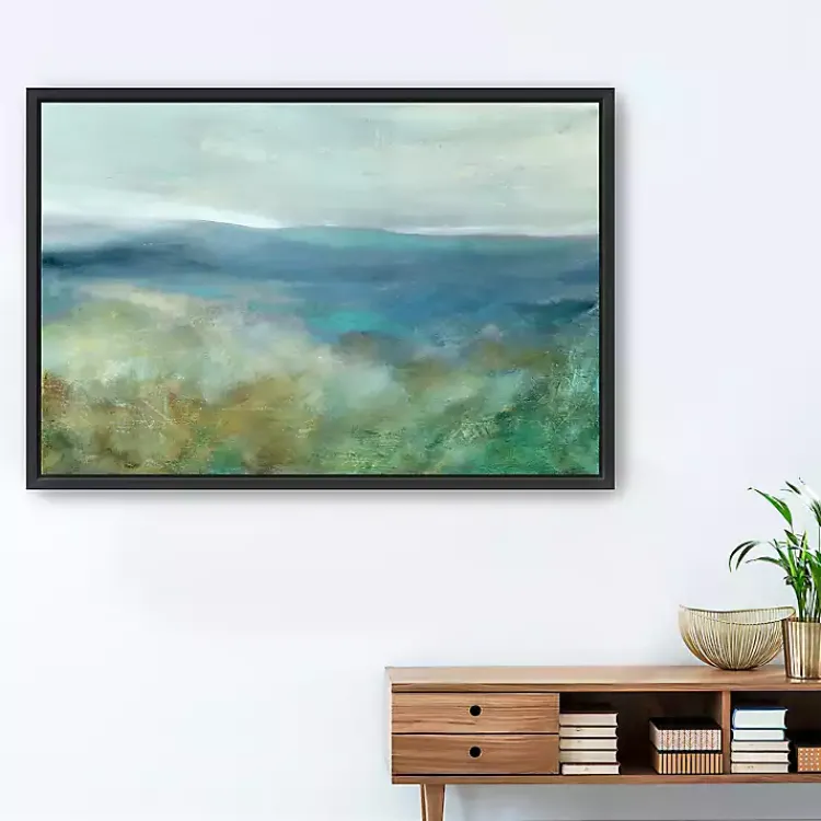 Canvas Art-Kirklands Home Blue Mountain Overlook Framed Canvas Art Print