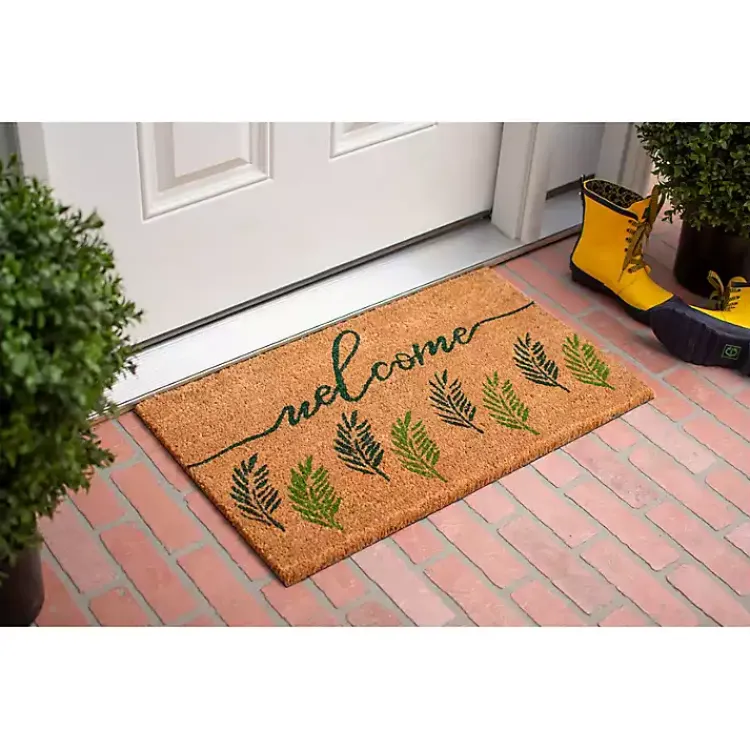 Doormats-Kirklands Home Welcome Fern Doormat