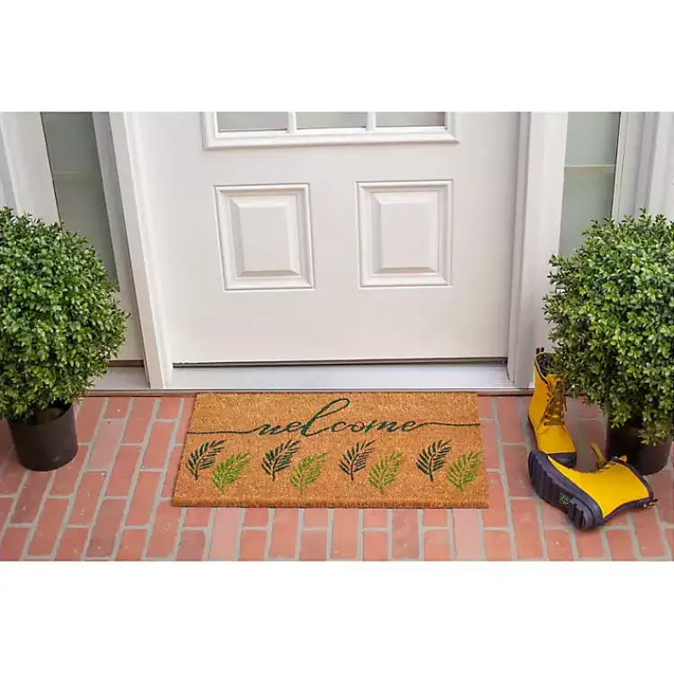Doormats-Kirklands Home Welcome Fern Doormat
