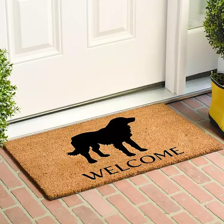 Doormats-Kirklands Home Golden Retriever Welcome Doormat