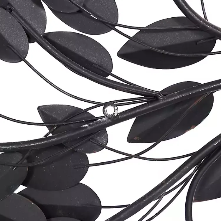 Wall Plaques-Kirklands Home Turquoise Bronze Distressed Iron Vine Wall Plaque Brown