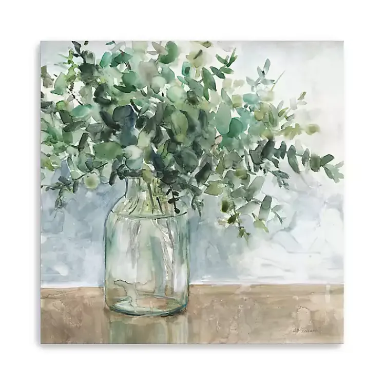 Canvas Art-Kirklands Home Eucalyptus Bouquet Giclee Canvas Print, 40x40 in.