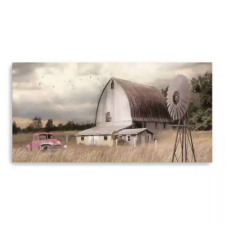 Canvas Art-Kirklands Home Henderson Bay Farm Giclee Canvas Art Print Tan