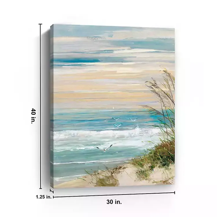 Canvas Art-Kirklands Home Beach at Dusk Canvas Art Print, 30x40 in.