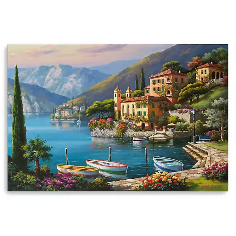 Canvas Art-Kirklands Home Villa Bella Vista Canvas Art Print, 48x32 in.