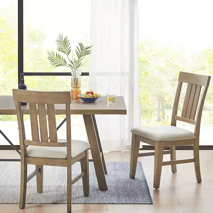 Dining Chairs-Kirklands Home Sofia High Back Dining Chairs, Set of 2 Gray