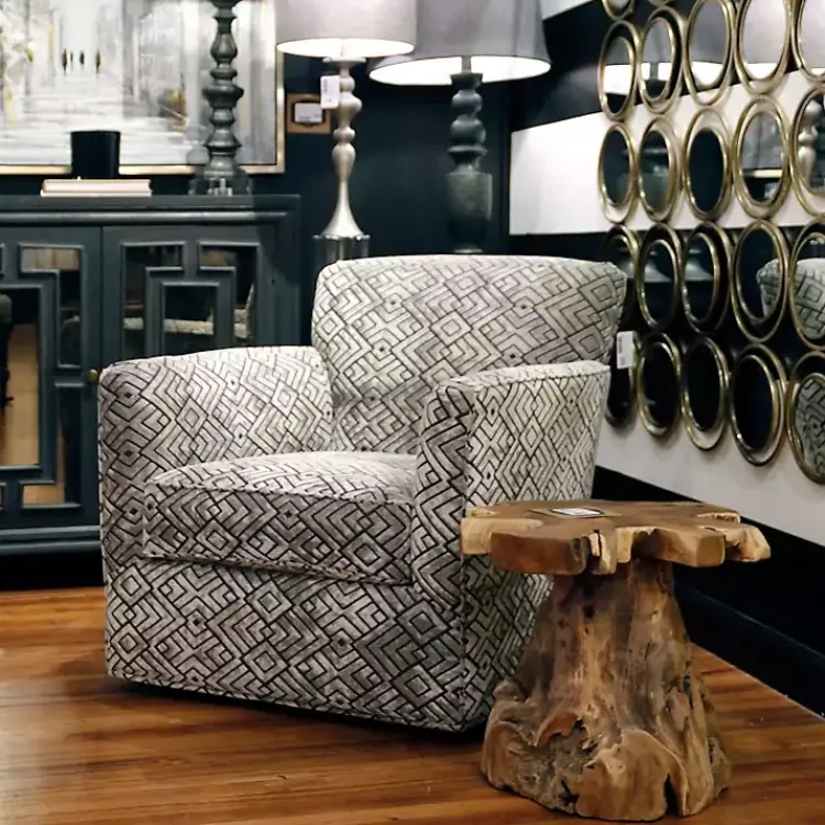 Accent & End Tables-Kirklands Home Natural Preserved Teak Wood Root Accent Table