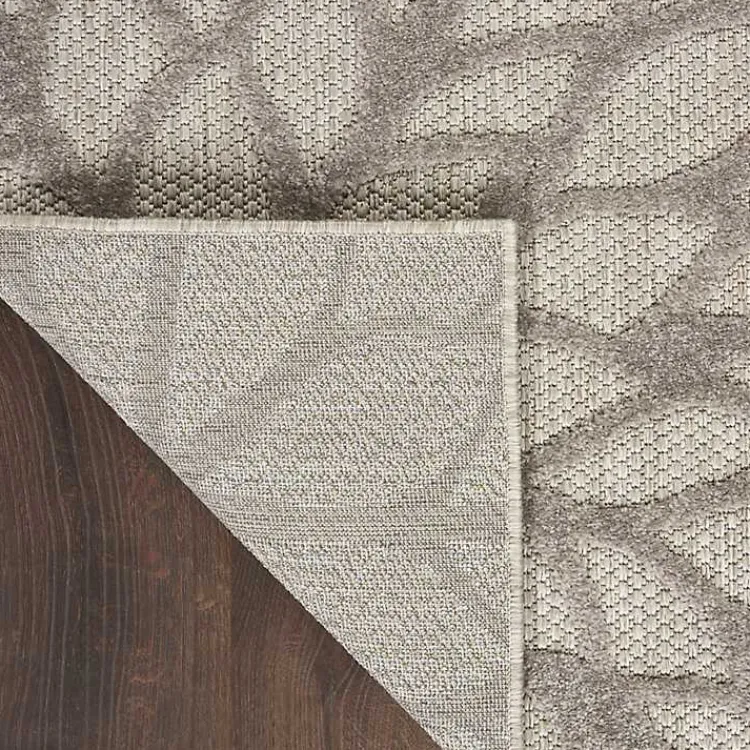 Outdoor Rugs-Kirklands Home Floral Burst Outdoor Area Rug, 7x10 Gray