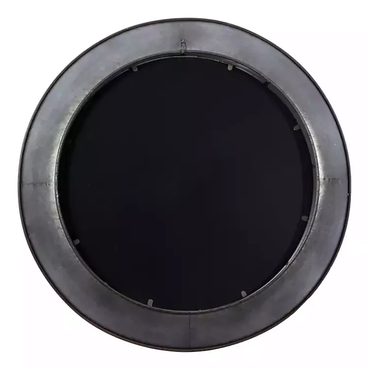 Decorative Mirrors-Kirklands Home Distressed Galvanized Curved Framed Mirror