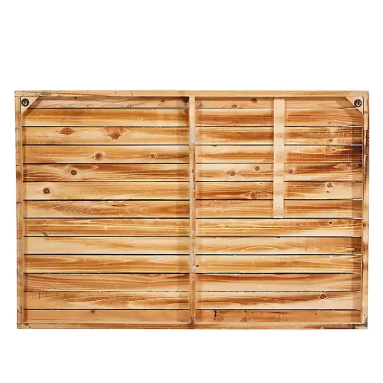 Wall Plaques-Kirklands Home Dark American Flag Wooden Wall Sculpture Brown