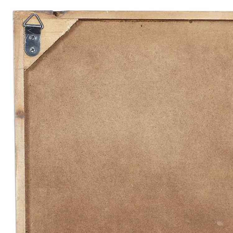 Wall Plaques-Kirklands Home Distressed White and Blue Farm Star Wall Plaque