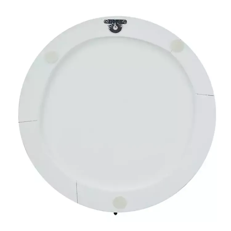 Wall Plaques-Kirklands Home Matte Ribbed Sunburst Wall Plates, Set of 3 White