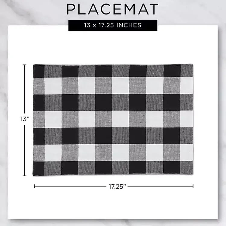 Table Linens-Kirklands Home Textu Twill Weave Placemats, Set of 6 Red