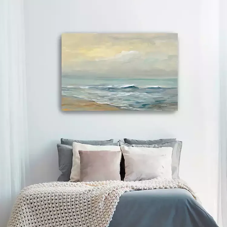 Canvas Art-Kirklands Home Sunrise Over The Sea Canvas Art Print