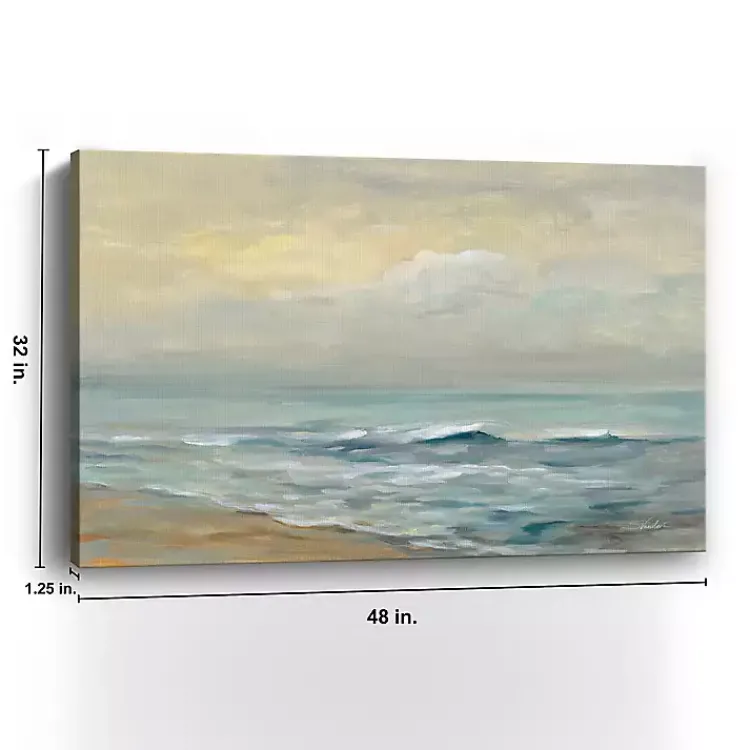 Canvas Art-Kirklands Home Sunrise Over The Sea Canvas Art Print