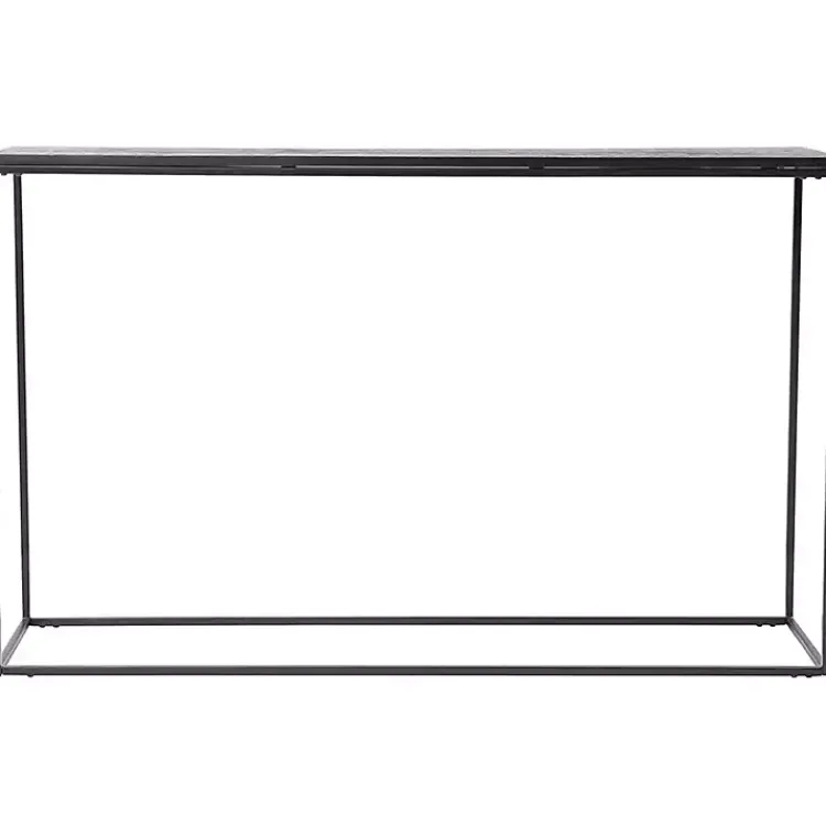 Console Tables-Kirklands Home Metal Wire Frame Console Table Black