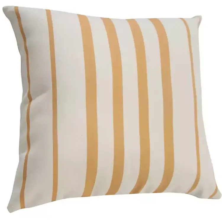 Outdoor Cushions & Pillows-Kirklands Home Sunshine Geometric Stripes Outdoor Pillow