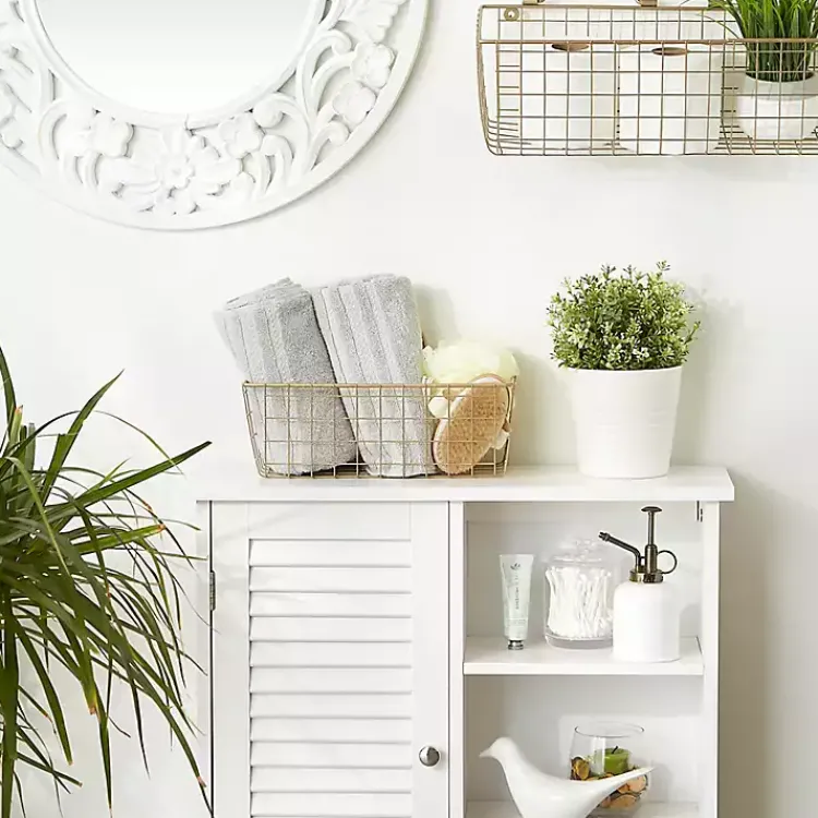 Wall Storage-Kirklands Home Antique Gold 2-pc. Wire Basket Set