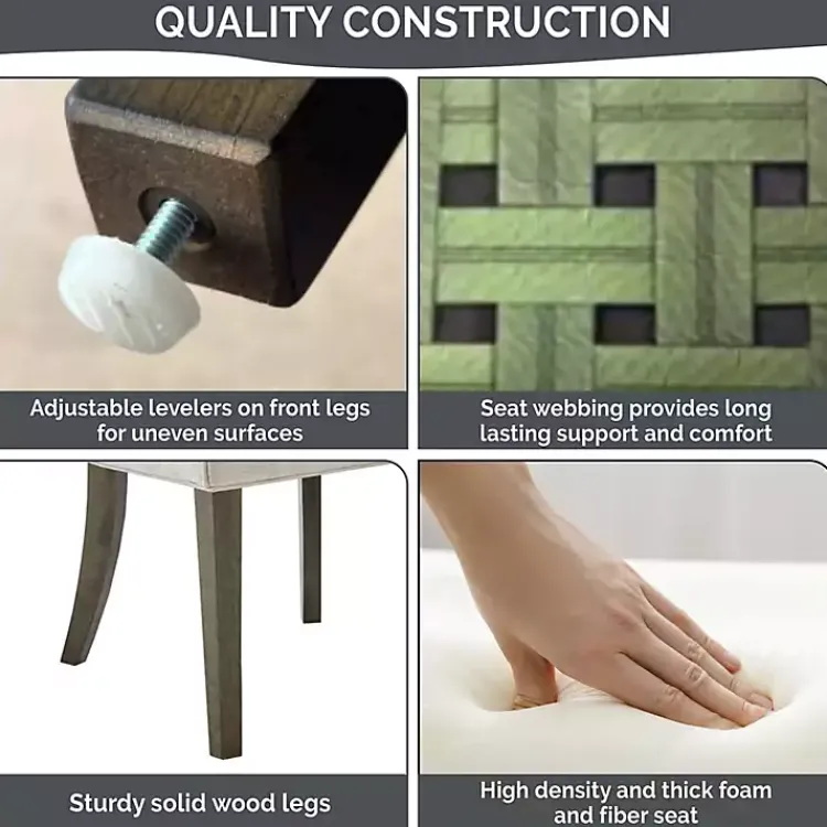 Dining Chairs-Kirklands Home Madison Park Ultra Dining Chairs, Set of 2 Green