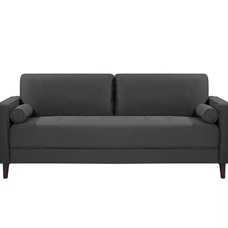 Sofas & Loveseats-Kirklands Home Heather Chelsea Modern Sofa Gray