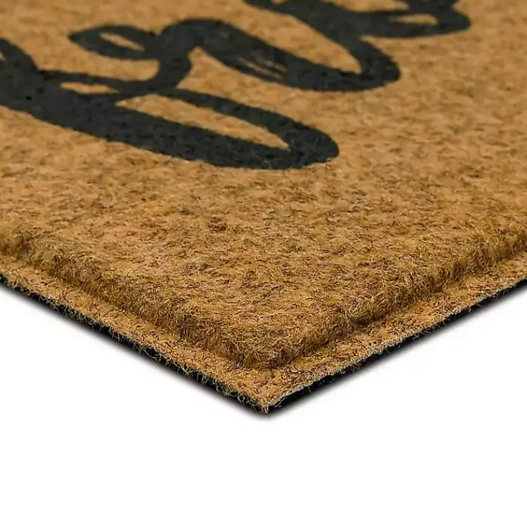 Doormats-Kirklands Home Natural Shut the Front Door Doormat Tan