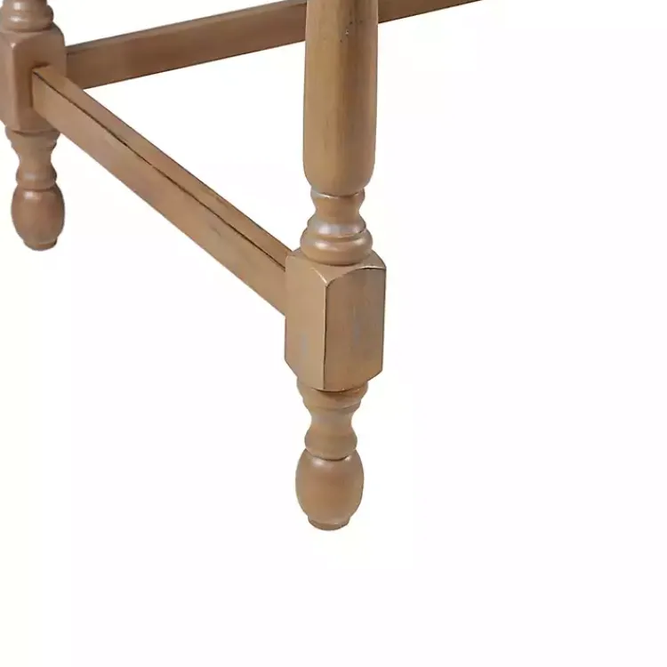 Office Furniture-Kirklands Home Martha Stewart Natural Wood Turned Legs Desk