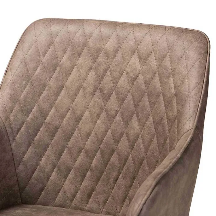 Dining Tables-Kirklands Home Table and Leather Bucket Chairs 5-pc. Dining Set