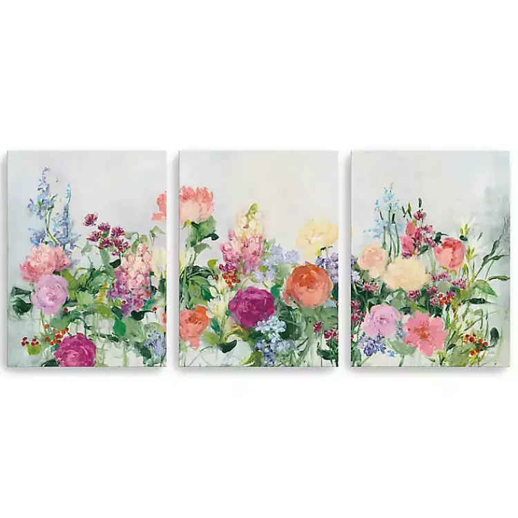 Canvas Art-Kirklands Home The Cutting Garden 3-pc. Canvas Art Print Set Multi