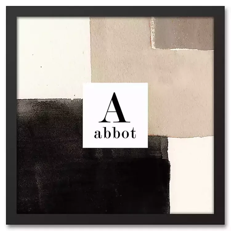 Wall Quotes & Signs-Kirklands Home Personalized Neutral Patchwork Framed Wall Plaque