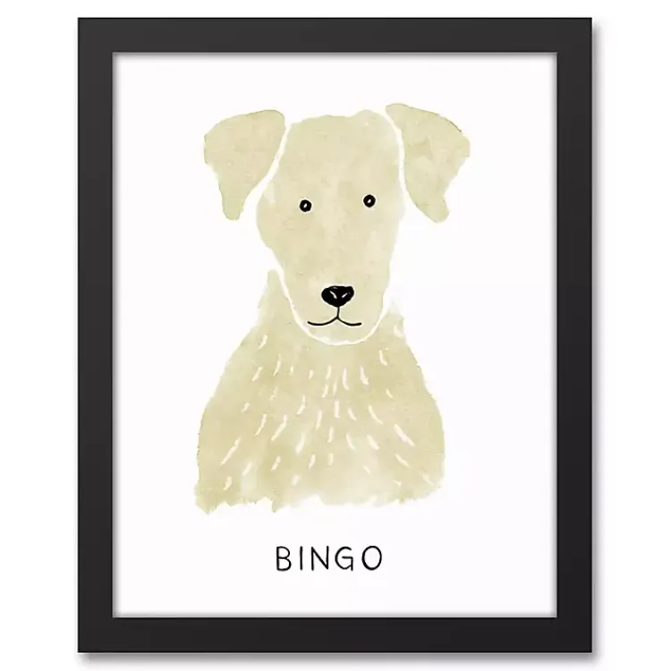 Wall Quotes & Signs-Kirklands Home Personalized Yellow Labrador Canvas Wall Plaque