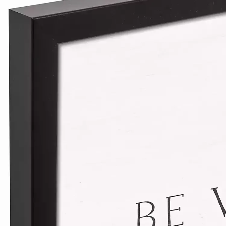 Wall Quotes & Signs-Kirklands Home Be Warm Be Welcome Framed Canvas Art Print