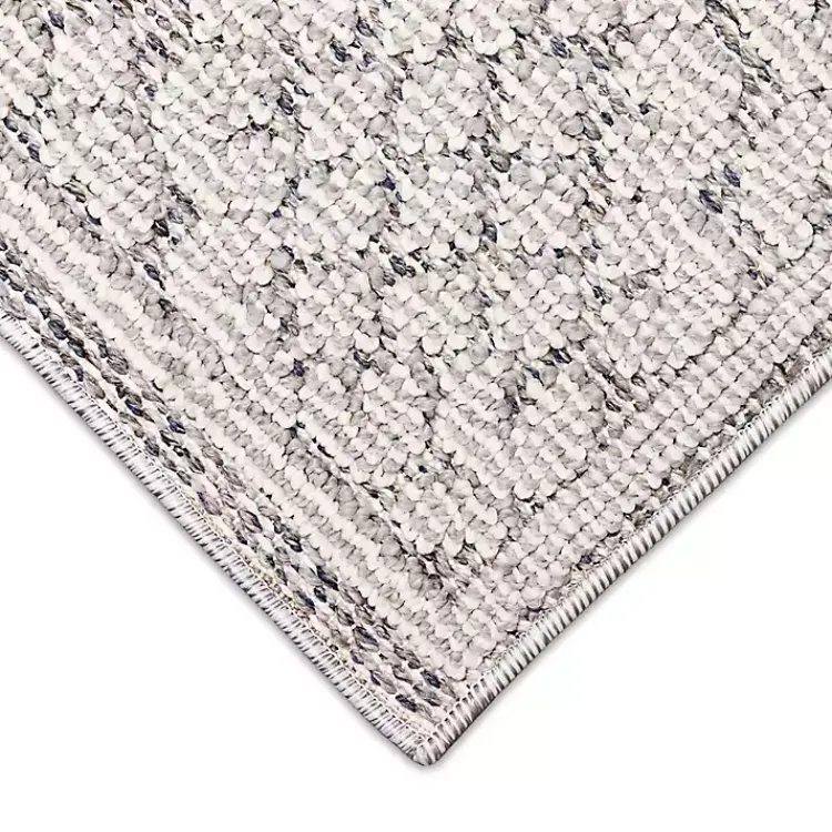 Outdoor Rugs-Kirklands Home Leopard Border Outdoor Area Rug, 5x7 Gray