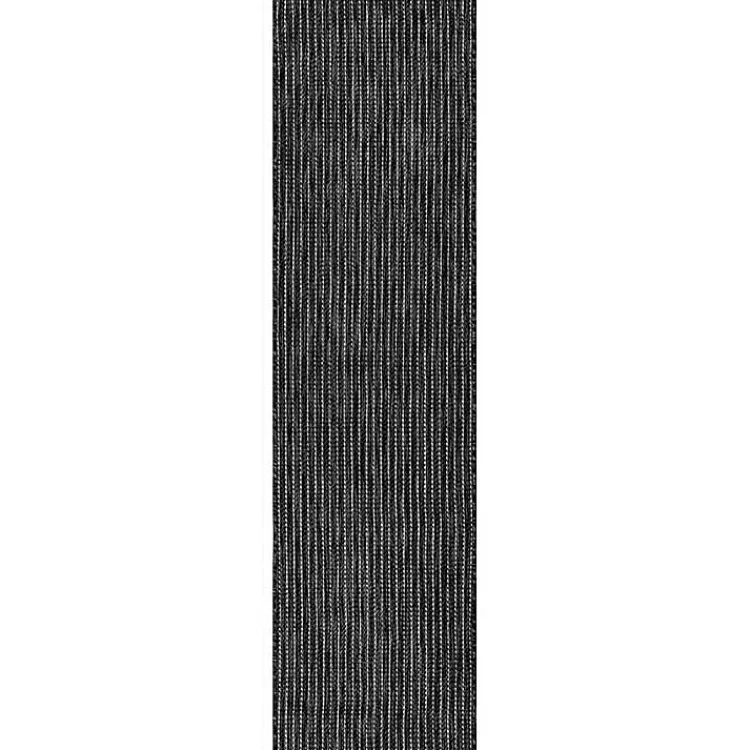 Outdoor Rugs-Kirklands Home Intertwine Indoor/Outdoor Runner Black