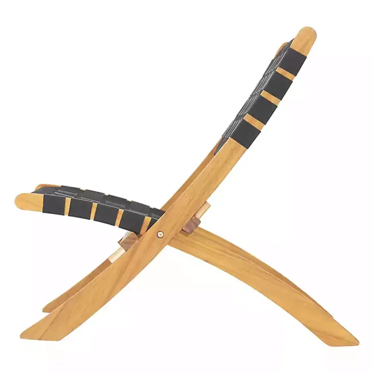 Outdoor Sets-Kirklands Home Honey Acacia Wood Low Slung 3-pc. Bistro Set