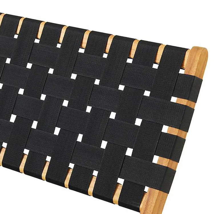 Outdoor Sets-Kirklands Home Honey Acacia Wood Low Slung 3-pc. Bistro Set